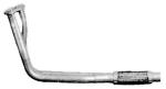Front silencer (45.35.01), Lancia Delta GT/Prisma (831); without catalytic converter